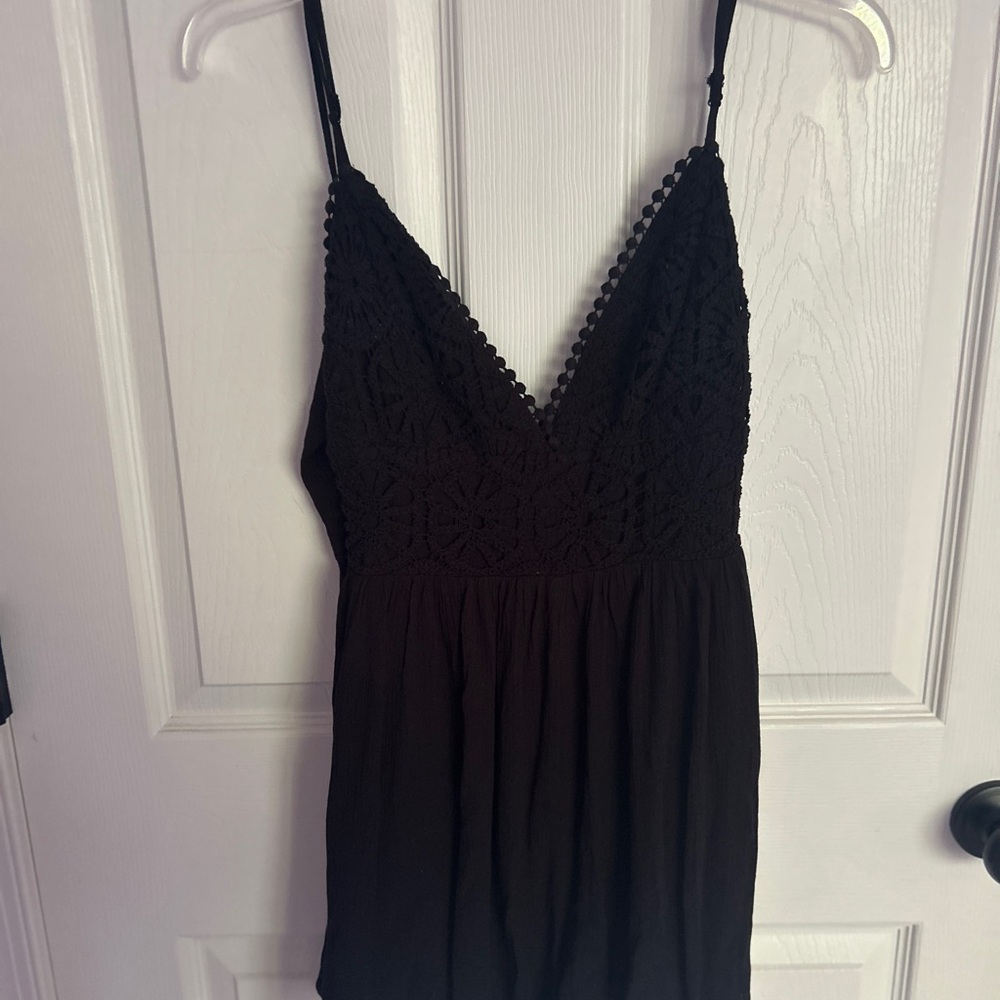 Island Gypsy Black Romper